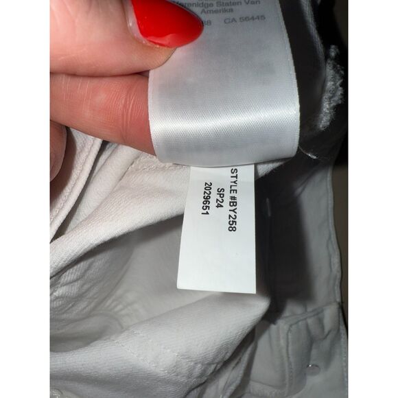 J. Crew Sailor Slim Wide Leg Jean - White 29T - Picture 10 of 10